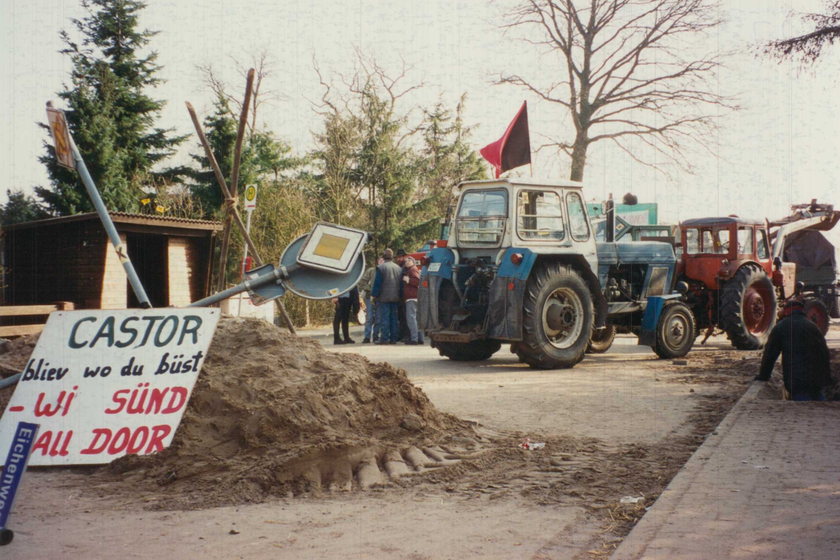 März 1997 - Treckerblockade in Splietau