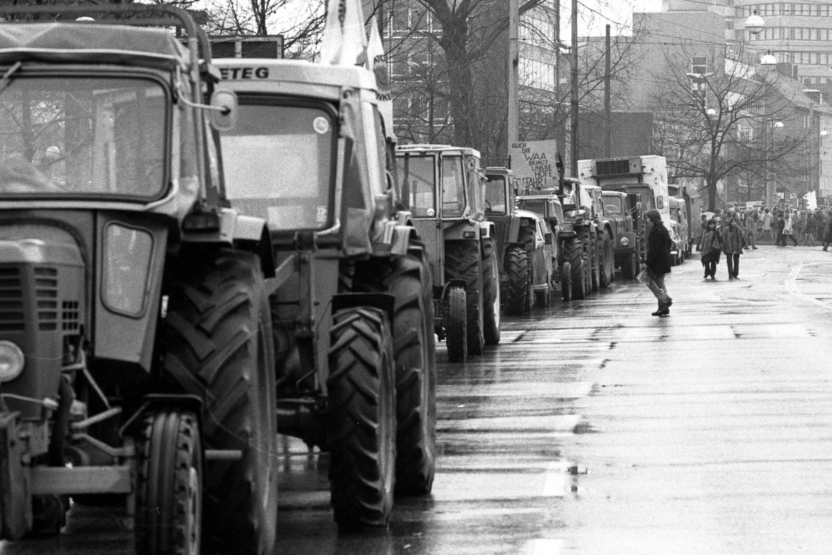 1979 - Treck in Hannover. Foto: Zint