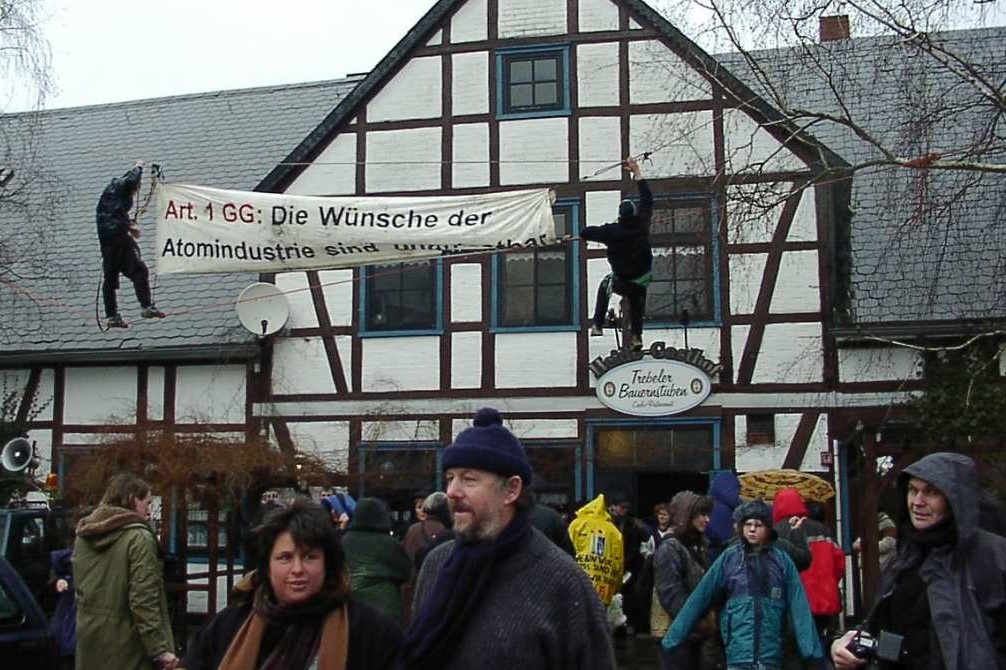 Bauernstuben während des Castors, März 2001