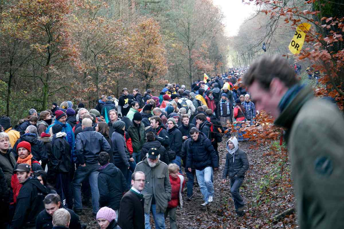 Schienenblockade Harlingen, Foto: PubliXviewinG